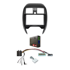 CAC F9NS27K1 9 Inch Fascia Kit Compatible with Nissan Micra 2015-2016 Dash 1