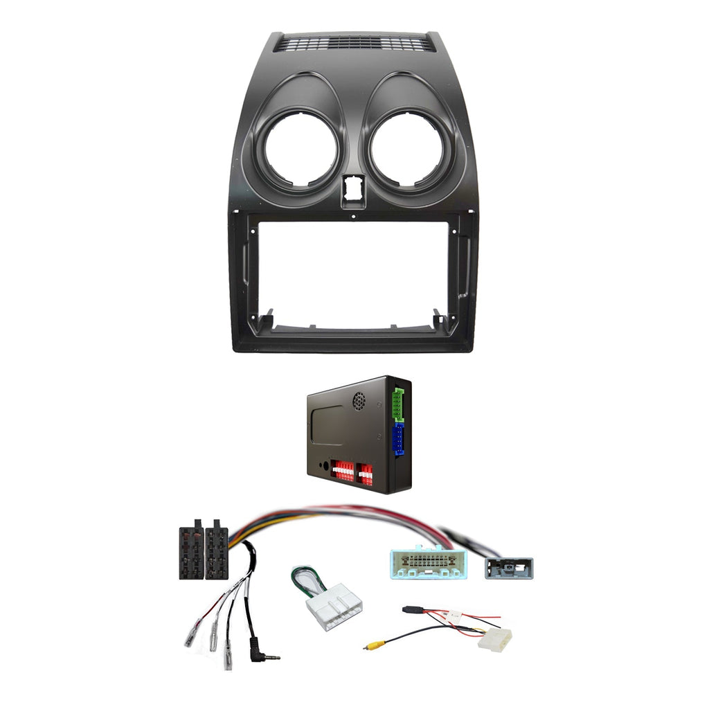 CAC F9NS3K2 9 Inch Fascia Kit Compatible with Nissan Dualis 2007-2013 Dash 3
