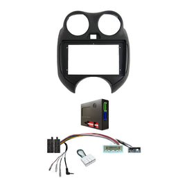 CAC F9NS5K 9 Inch Fascia Kit Compatible with Nissan Micra 2011-2014