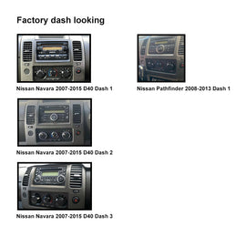 CAC F9NS6K1 9 Inch Fascia Kit Compatible with Nissan Navara 2007-2015 D40 Pathfinder 2008-2013