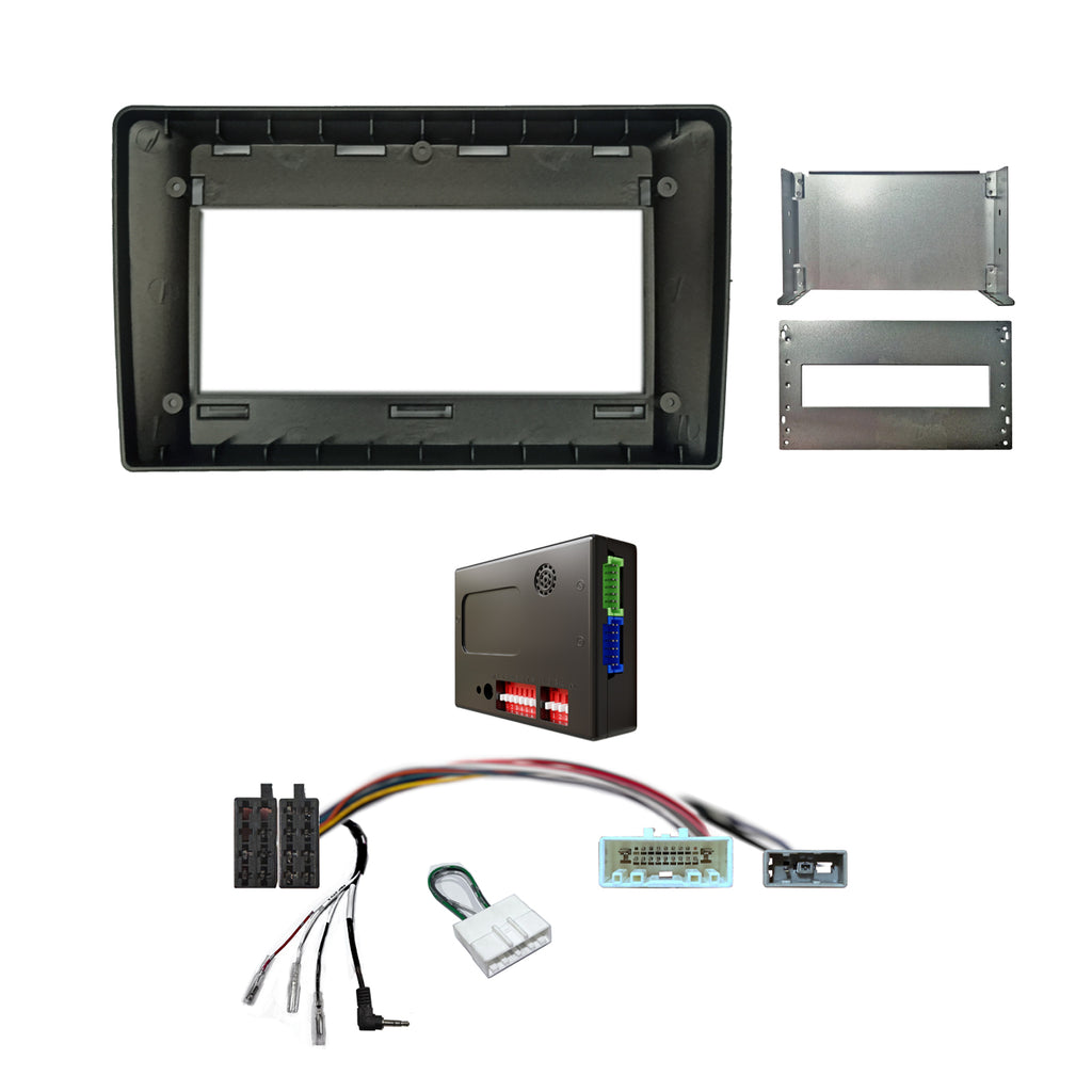 CAC F9NS7K1 9 Inch Fascia Kit Compatible with Nissan Navara Pathfinder Tida 2007-2015