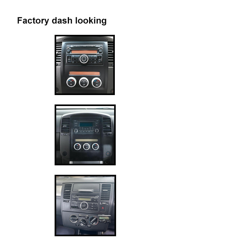 CAC F9NS7K1 9 Inch Fascia Kit Compatible with Nissan Navara Pathfinder Tida 2007-2015