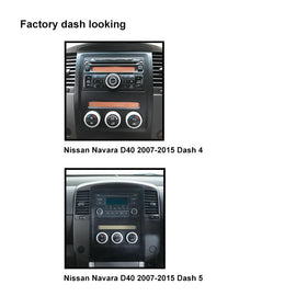 CAC F9NS7K1 9 Inch Fascia Kit Compatible with Nissan Navara 2007-2015 D40 Dash 4 Dash 5