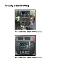 Load image into Gallery viewer, CAC F9NS7K3 9 Inch Fascia Kit Compatible with Nissan Patrol 1997-2009 Dash 2 Dash 3