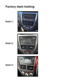 CAC F9SR2K1 9 Inch Fascia Kit Compatible with Subaru Forester Impreza WRX 2008-2012