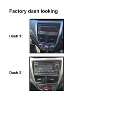 CAC F9SR2K1 9 Inch Fascia Kit Compatible with Subaru Forester Impreza WRX 2008-2012