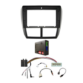 CAC F9SR2K3 9 Inch Fascia Kit Compatible with Subaru Forester Impreza 2008-2012 Dash 4