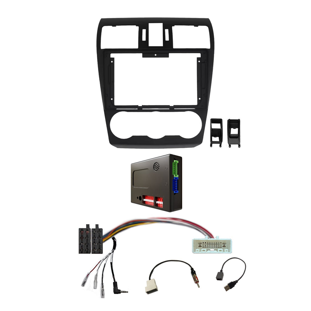 CAC F9SR3K1 9 Inch Fascia Kit Compatible with Subaru Forester Impreza WRX XV 2013-2015