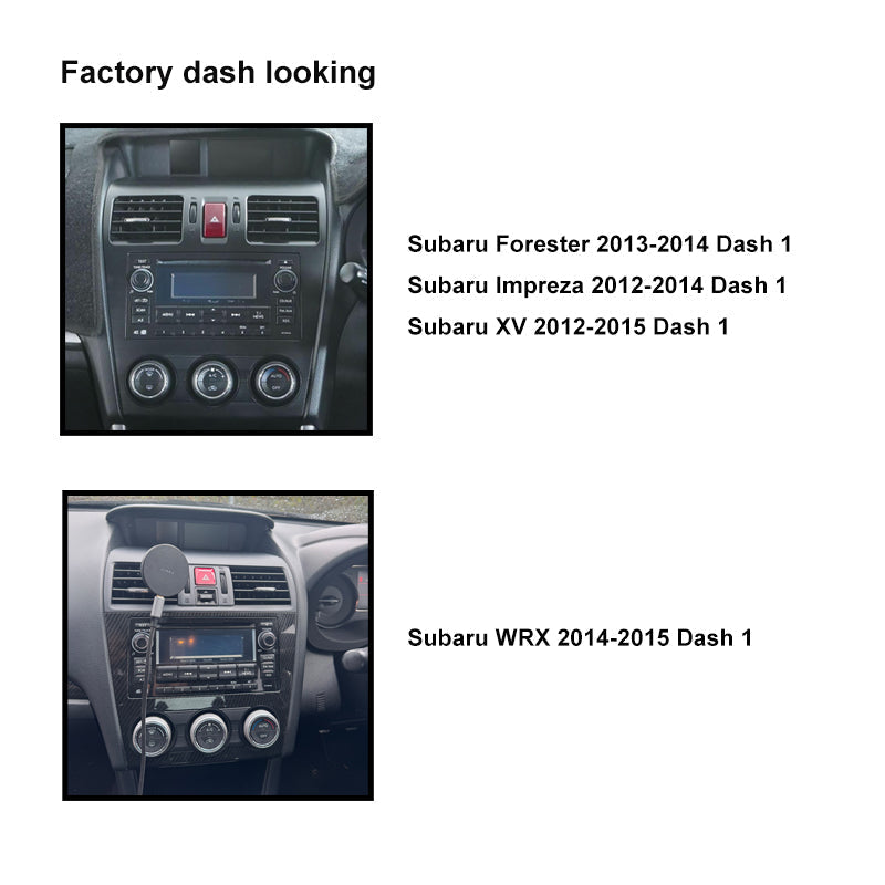 CAC F9SR3K1 9 Inch Fascia Kit Compatible with Subaru Forester Impreza WRX XV 2013-2015