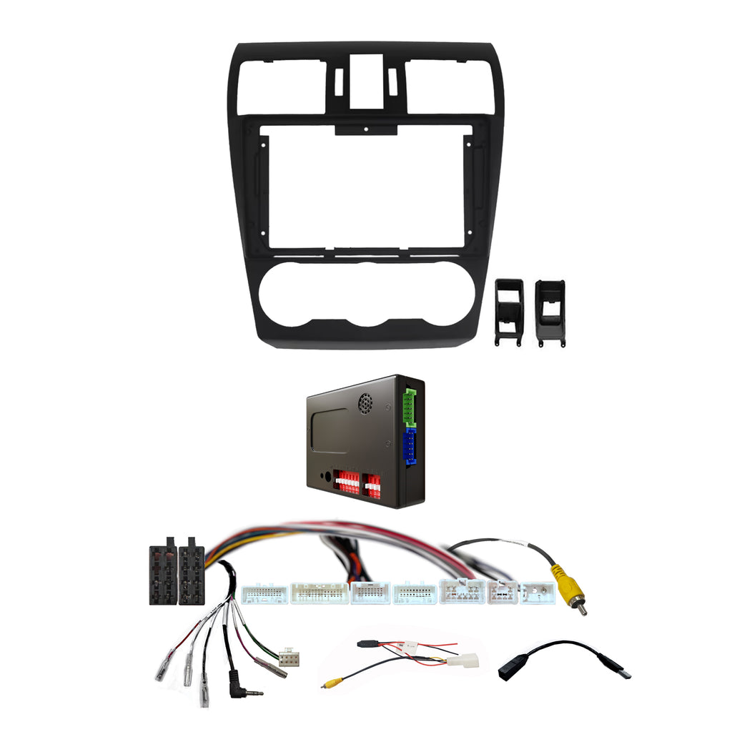 CAC F9SR3K2 9 Inch Fascia Kit Compatible with Subaru Forester Impreza WRX XV 2013-2015 Standard