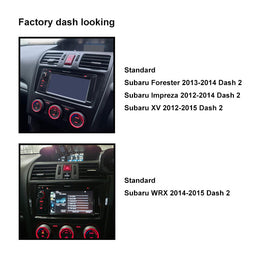 CAC F9SR3K2 9 Inch Fascia Kit Compatible with Subaru Forester Impreza WRX XV 2013-2015 Standard