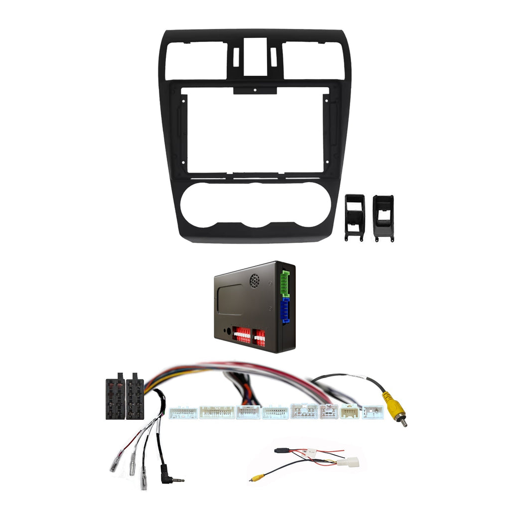 CAC F9SR3K3 9 Inch Fascia Kit Compatible with Subaru Forester Impreza WRX XV 2013-2015 Harman Kardon