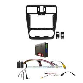 CAC F9SR3K3 9 Inch Fascia Kit Compatible with Subaru Forester Impreza WRX XV 2013-2015 Harman Kardon