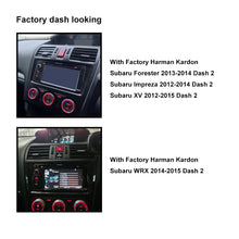 Load image into Gallery viewer, CAC F9SR3K3 9 Inch Fascia Kit Compatible with Subaru Forester Impreza WRX XV 2013-2015 Harman Kardon