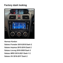 Load image into Gallery viewer, CAC F9SR4K2 9 Inch Fascia Kit Compatible with Subaru Forester Levorg Impreza WRX XV 2015-2018 Harman Kardon
