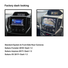 Load image into Gallery viewer, CAC F9SR5K2 9 Inch Fascia Kit Compatible with Subaru Forester Impreza XV 2017+ Standard System &amp; Factory Front Side Rear Camera