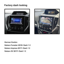 Load image into Gallery viewer, CAC F9SR5K3 9 Inch Fascia Kit Compatible with Subaru Forester Impreza XV 2017+ Harman Kardon System