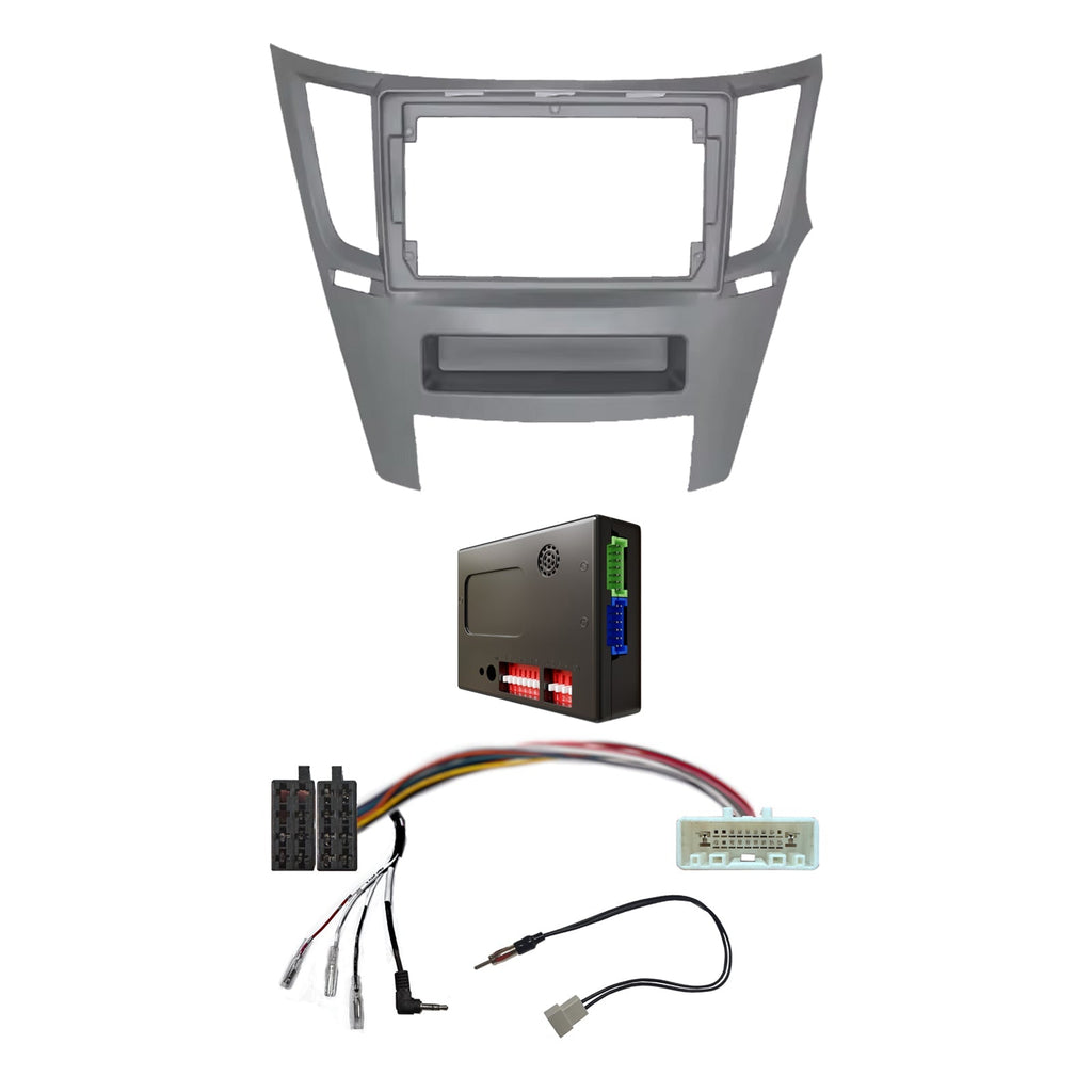 CAC F9SR6K1 9 Inch Fascia Kit Compatible with Subaru Liberty Outback 2009-2014 Dash 1 2
