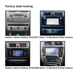 CAC F9SR7K1 9 Inch Fascia Kit Compatible with Subaru Liberty Outback 2015-2020 Standard System & Factory Rear Camera