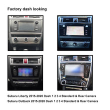 Load image into Gallery viewer, CAC F9SR7K1 9 Inch Fascia Kit Compatible with Subaru Liberty Outback 2015-2020 Standard System &amp; Factory Rear Camera