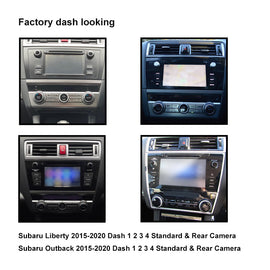 CAC F9SR7K1 9 Inch Fascia Kit Compatible with Subaru Liberty Outback 2015-2020 Standard System & Factory Rear Camera