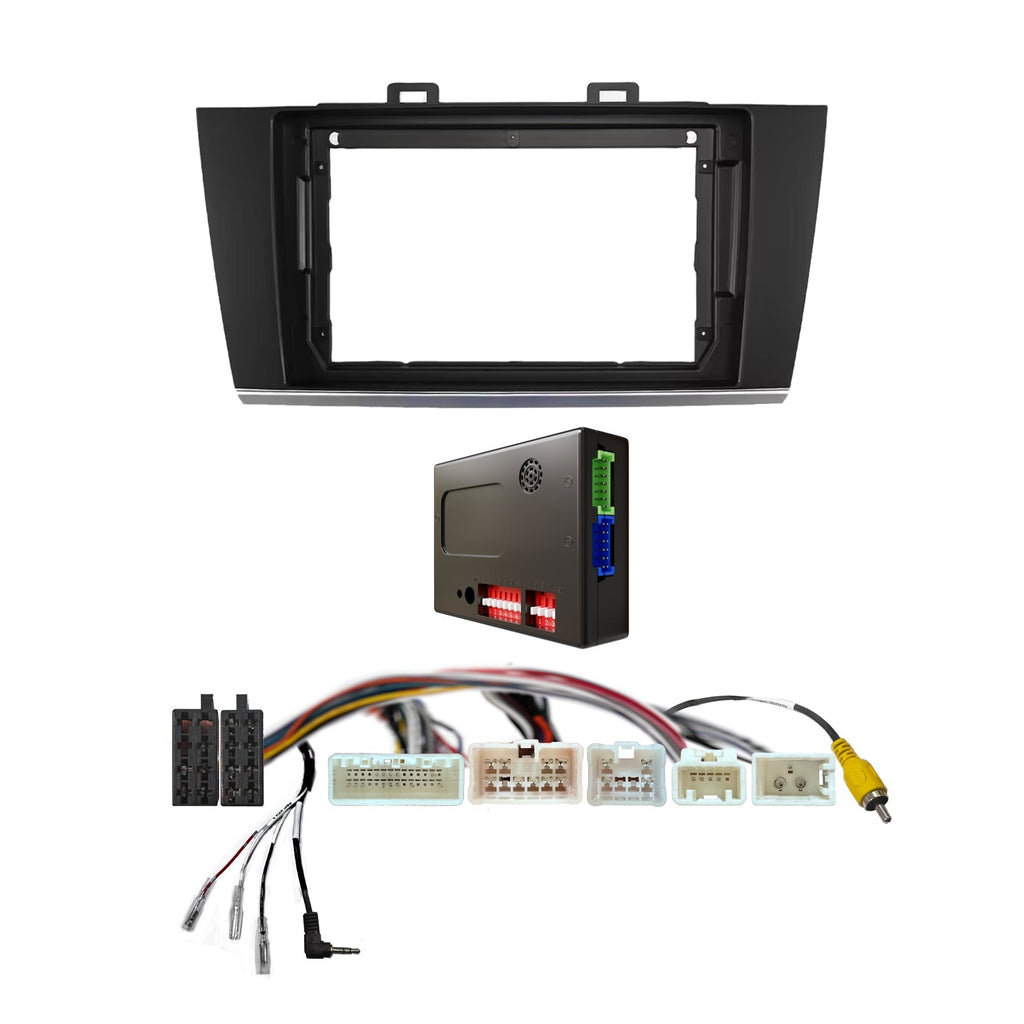 CAC F9SR7K2 9 Inch Fascia Kit Compatible with Subaru Liberty Outback 2015-2020 Standard System & Factory Front Side Rear Camera