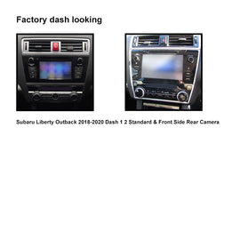 CAC F9SR7K2 9 Inch Fascia Kit Compatible with Subaru Liberty Outback 2018-2020 Standard System & Factory Front Side Rear Camera