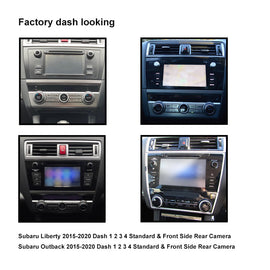 CAC F9SR7K2 9 Inch Fascia Kit Compatible with Subaru Liberty Outback 2015-2020 Standard System & Factory Front Side Rear Camera