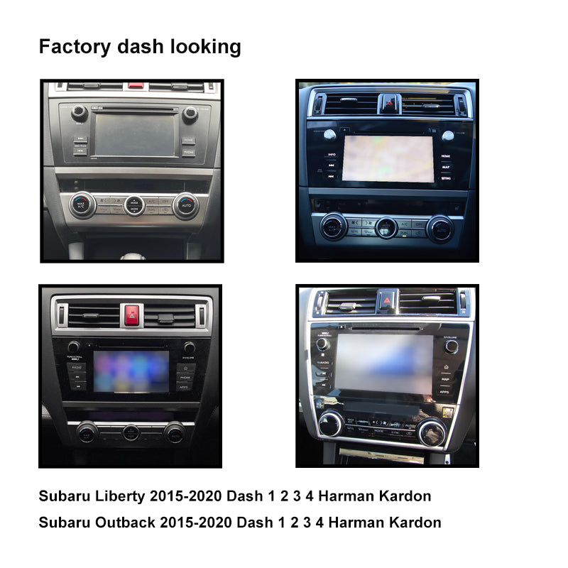 CAC F9SR7K3 9 Inch Fascia Kit Compatible with Subaru Liberty Outback 2015-2020 Harman Kardon System