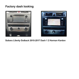 CAC F9SR7K4 9 Inch Fascia Kit Compatible with Subaru Liberty Outback 2015-2017 Harman Kardon System