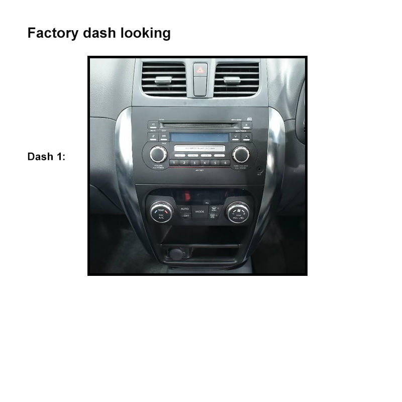CAC F9SZ26K1 9 Inch Fascia Kit Compatible with Suzuki SX4 2007-2013 Dash 1