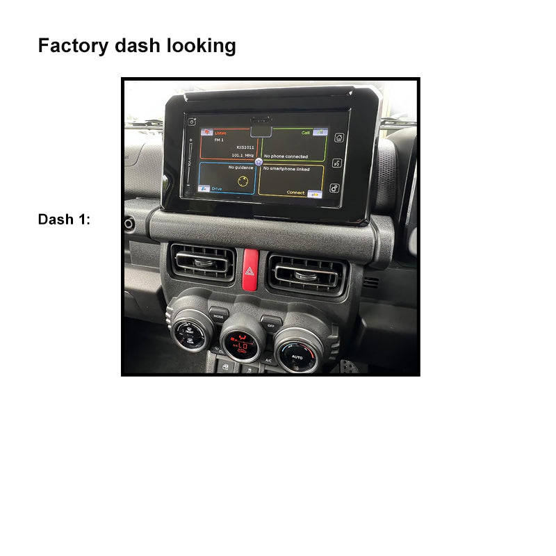 CAC F9SZ8K 9 Inch Fascia Kit Compatible with Suzuki Jimny 2018+