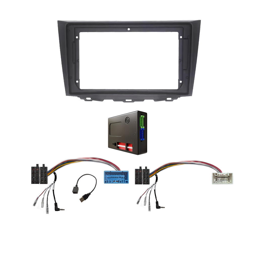 CAC F9SZ9K2 9 Inch Fascia Kit Compatible with Suzuki Kizashi 2010-2014 Rockford Fosgate