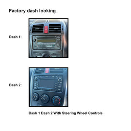 CAC F9TY24K2 9 Inch Fascia Kit Compatible with Toyota Corolla 2007-2011 Dash 1 Dash 2 With SWC