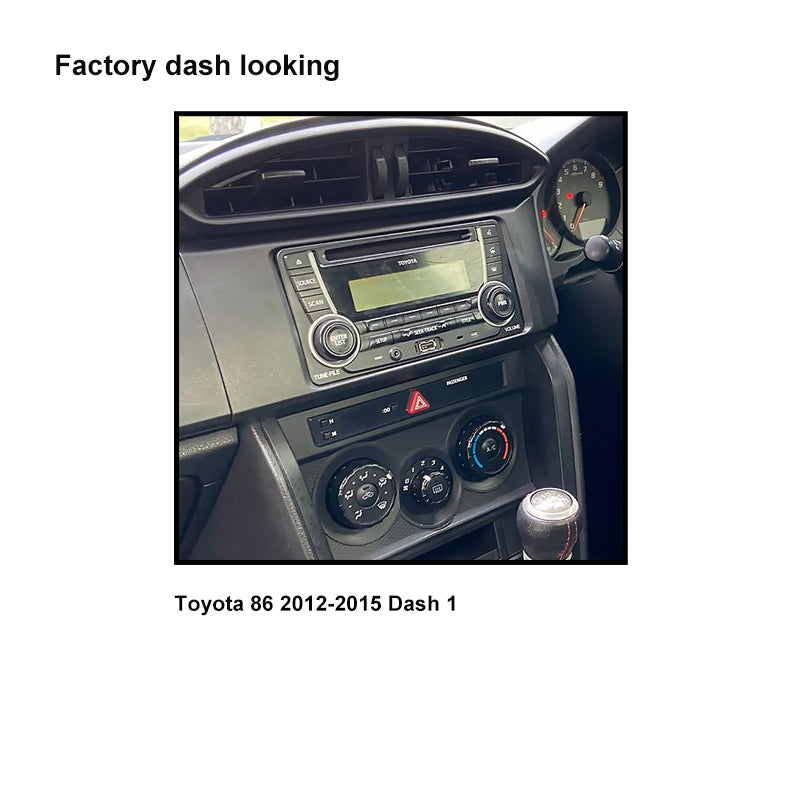 CAC F9TY2K1 9 Inch Fascia Kit Compatible with Toyota 86 2012-2015 Dash 1