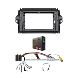 CAC F9TY35K2 9 Inch Fascia Kit Compatible with Toyota Fortuner 2015-2020 Factory JBL Amplified 360° Camera