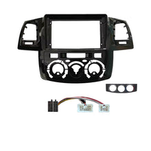 Load image into Gallery viewer, CAC F9TY38K1 9 Inch Fascia Kit Compatible with Toyota Hilux 2005-2011 Dash 1 Manual A/C No SWC