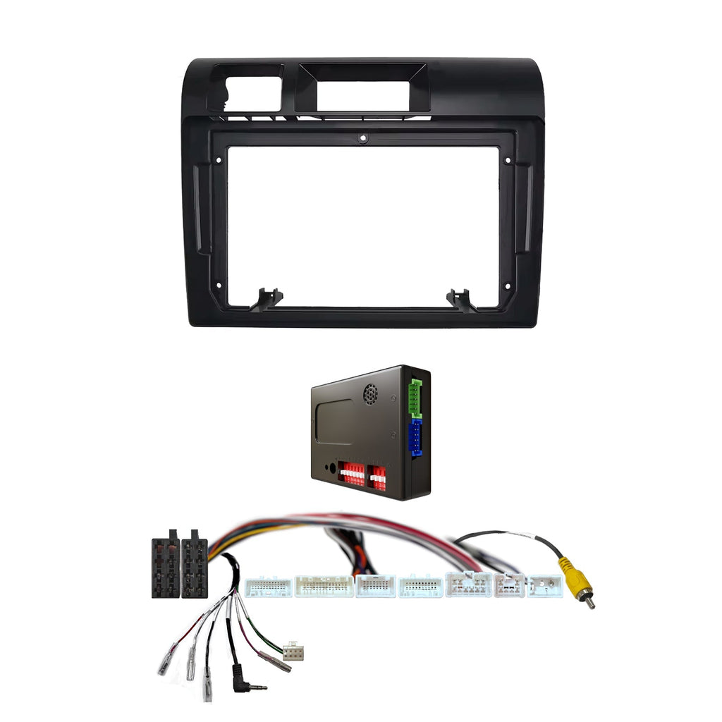 CAC F9TY53K1 9 Inch Fascia Kit Compatible with Toyota Landcruiser 2023- LC70 LC79