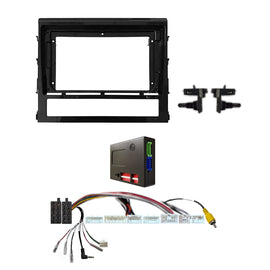 CAC F9TY55K1 9 Inch Fascia Kit Compatible with Toyota Landcruiser 2016-2021 200 Series