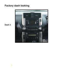 CAC F9TY56K3 9 Inch Fascia Kit Compatible with Toyota Prado 2009-2013 Dash 3 Factory JBL Amplified