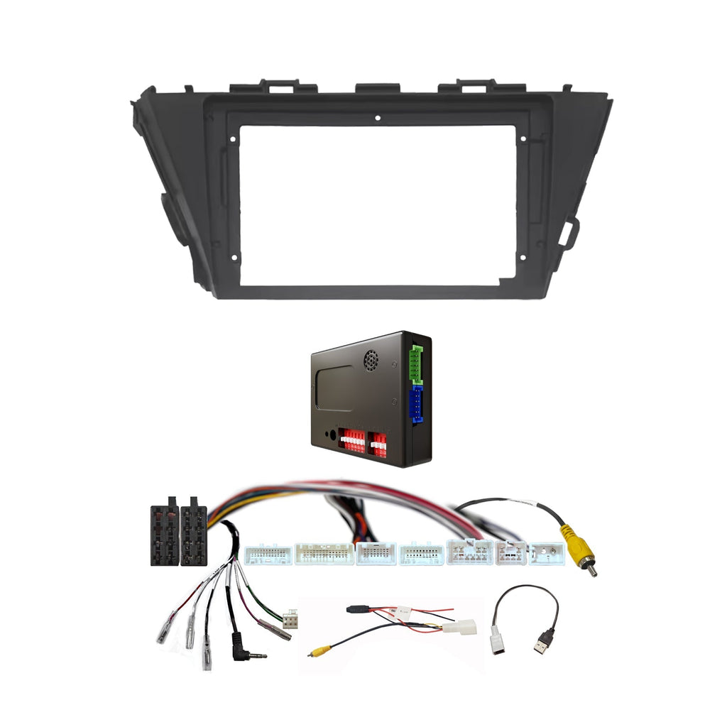 CAC F9TY63K1 9 Inch Fascia Kit Compatible with Toyota Prius V 2012-2019