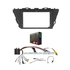 CAC F9TY63K1 9 Inch Fascia Kit Compatible with Toyota Prius V 2012-2019