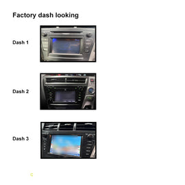 CAC F9TY63K1 9 Inch Fascia Kit Compatible with Toyota Prius V 2012-2019