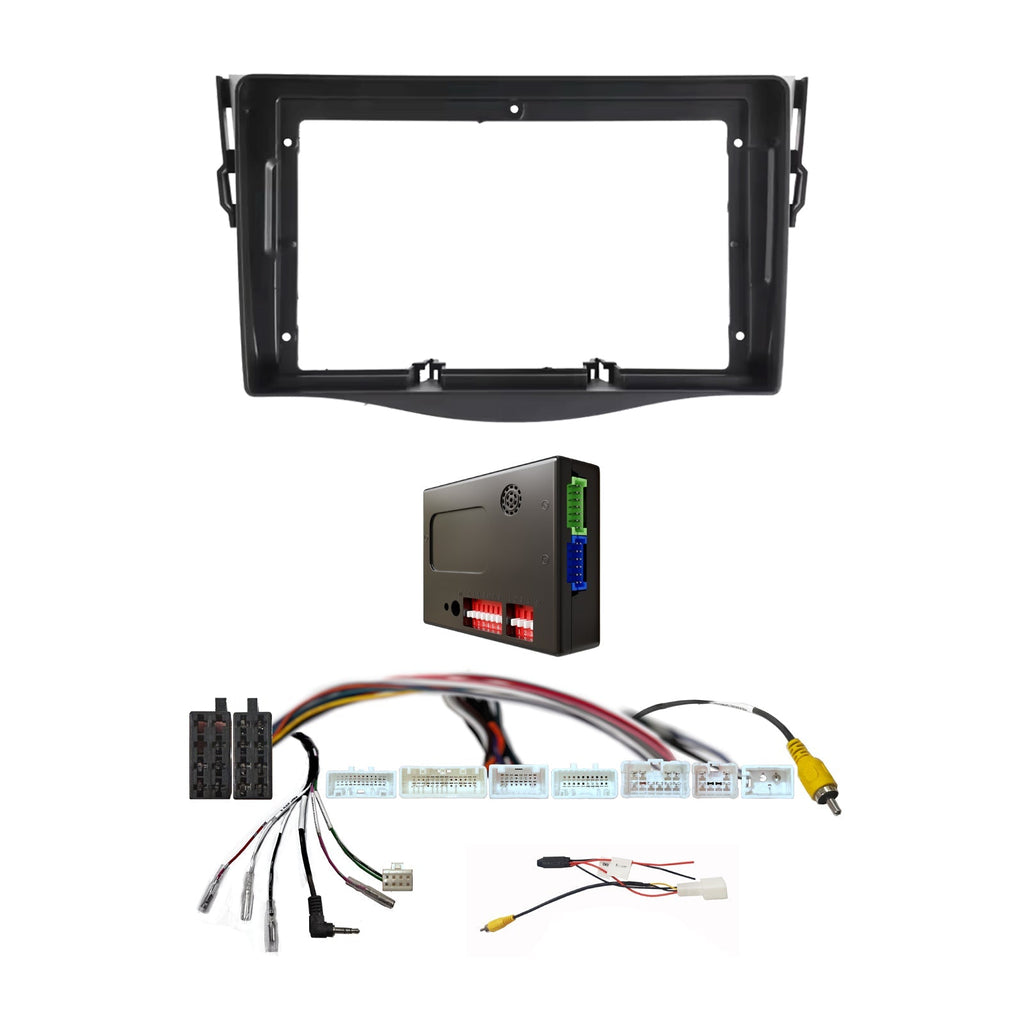 CAC F9TY65K2 9 Inch Fascia Kit Compatible with Toyota Rav 4 2006-2012 Dash 2 Dash 3 Dash 4