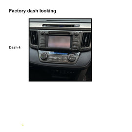CAC F9TY66K2 9 Inch Fascia Kit Compatible with Toyota Rav 4 2013-2018 Dash 4 With Factory JBL or Amplified 360° Camera