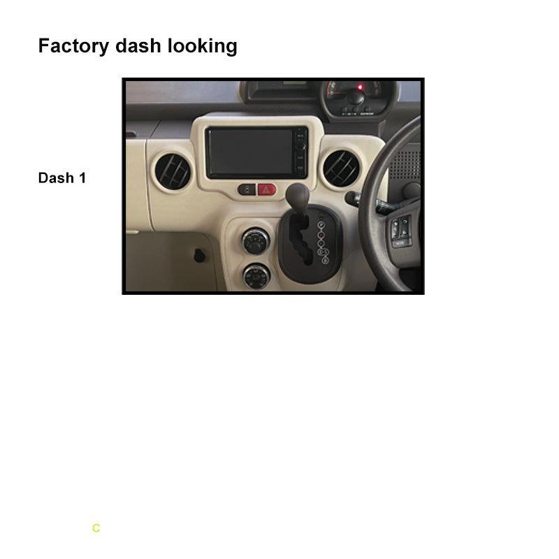 CAC F9TY68K1 9 Inch Fascia Kit Compatible with Toyota Spade 2012+