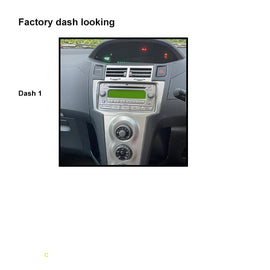 CAC F9TY73K1 9 Inch Fascia Kit Compatible with Toyota Yaris 2005-2011 Dash 1 No SWC