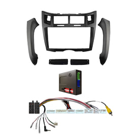 CAC F9TY73K2 9 Inch Fascia Kit Compatible with Toyota Yaris 2005-2011 Dash 1 With SWC