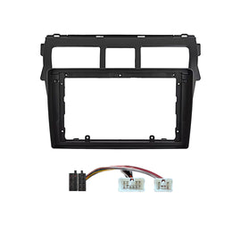 CAC F9TY74K1 9 Inch Fascia Kit Compatible with Toyota Yaris 2005-2011 Dash 2 Dash 3 No SWC