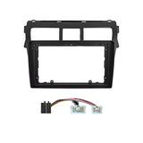 CAC F9TY74K1 9 Inch Fascia Kit Compatible with Toyota Yaris 2005-2011 Dash 2 Dash 3 No SWC